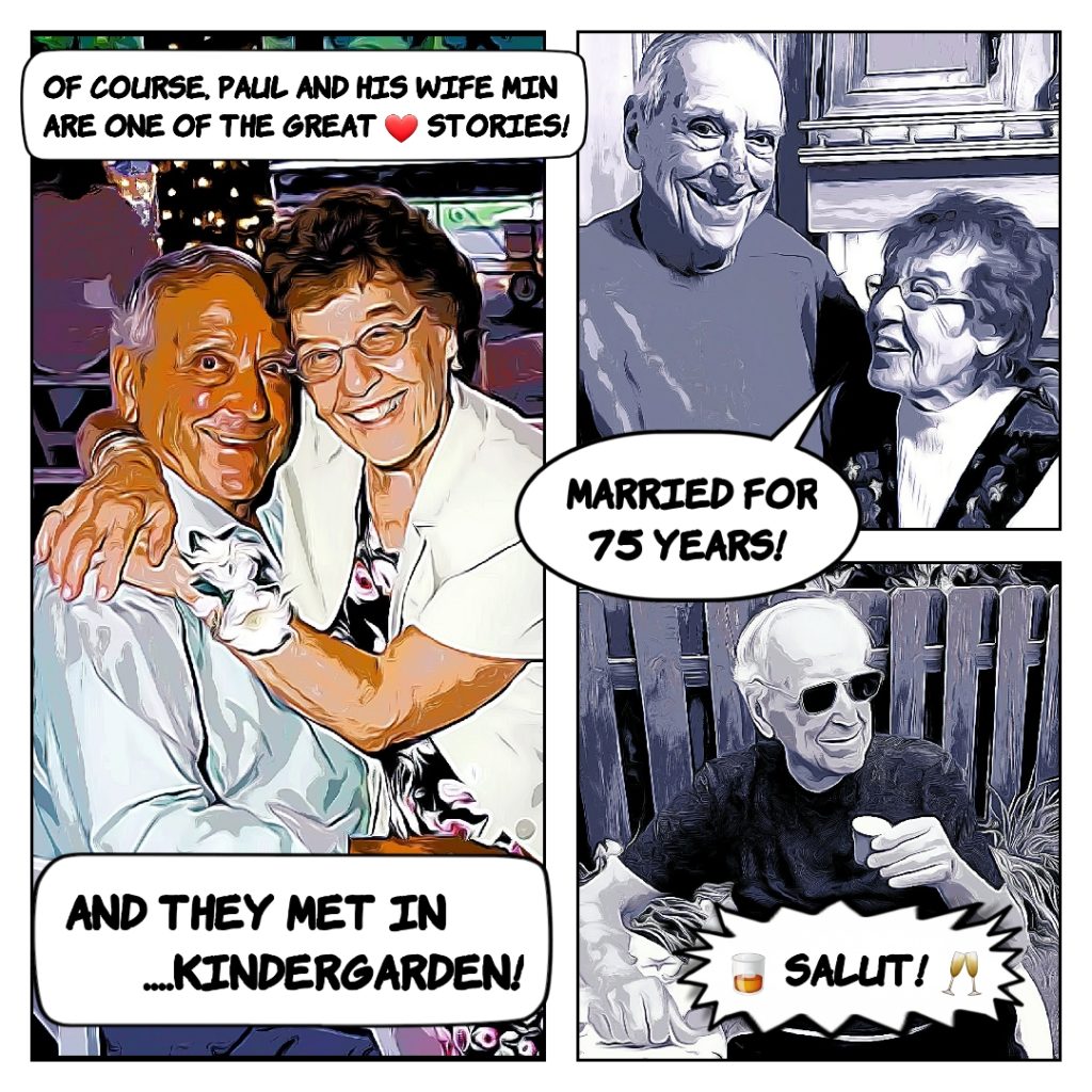 Paul and Min, married for 75 years