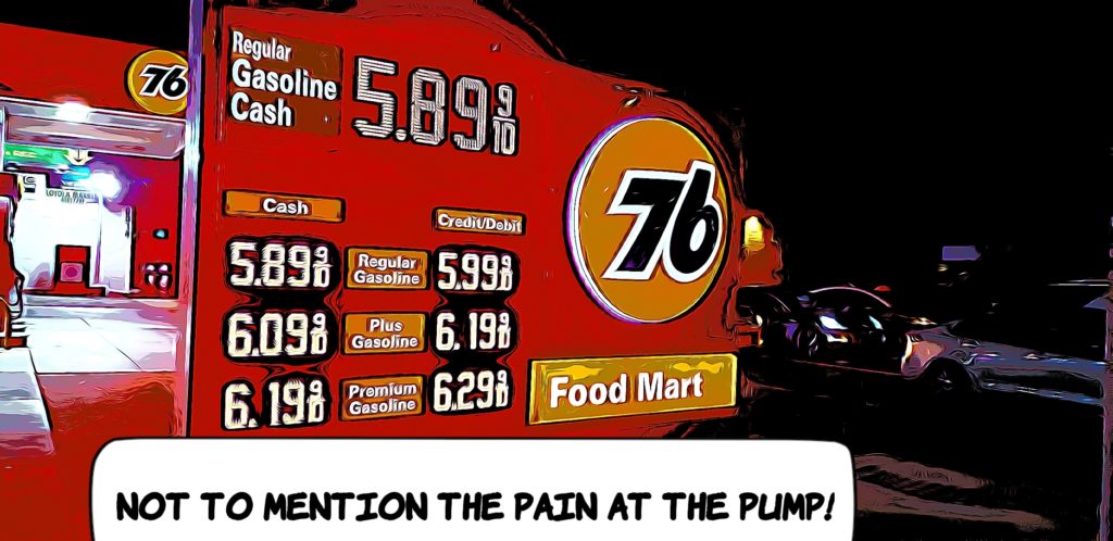 Gas prices well over $5: And the pain at the pump