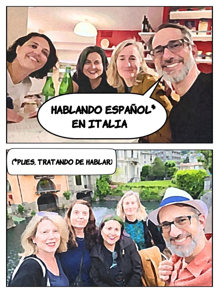 Hablando Español en italia, Vero Gomez, Tina Escaja, Maria Goicoechea, Maria Mencia, and Perla Sasson-Henry